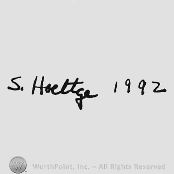Handwriting signature S Hoeltge 1992