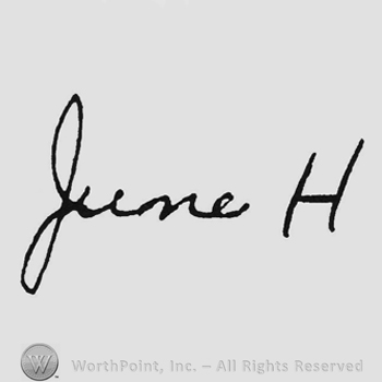 Handwriting June H