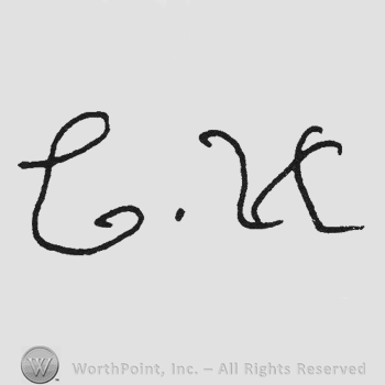 Handwriting initials C.H.