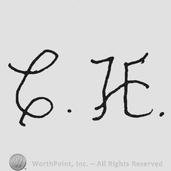 Handwriting initials C.H.