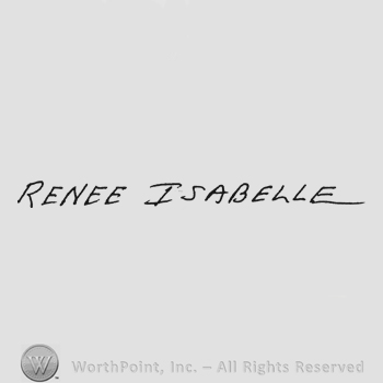 Capital handwriting Isabelle Renee