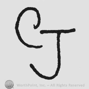 Handwriting initials CJ