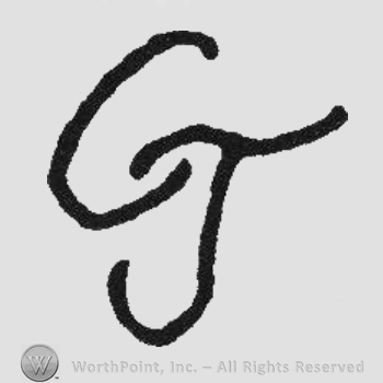 Handwriting initials CJ