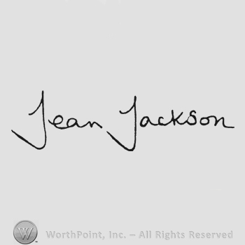 Handwriting signature Jean Jackson