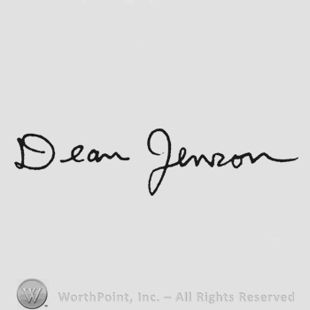 Handwriting signature Dean Jenson