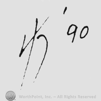 Handwriting initials VK '90