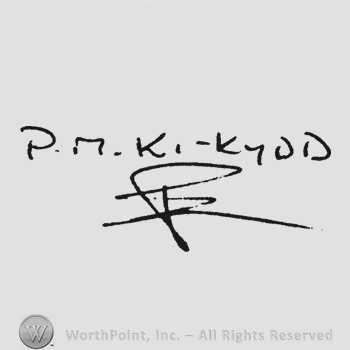 Capital handwriting PMKi-Kydd up signature under