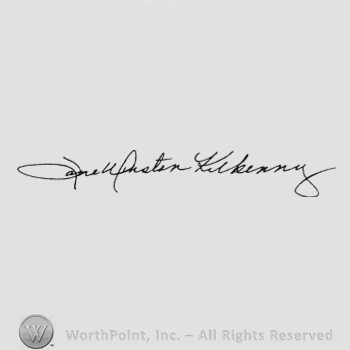 Handwriting signature Jane Winston Kilkenny