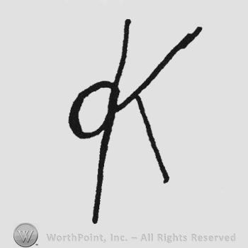 Monogram of letters GK