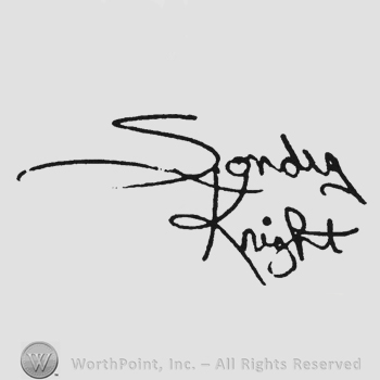 Signature Sondra Knight