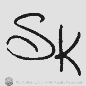 Handwriting initials SK