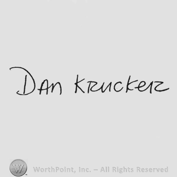 Capital handwriting Dan Krucker