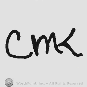Handwriting initials CMK