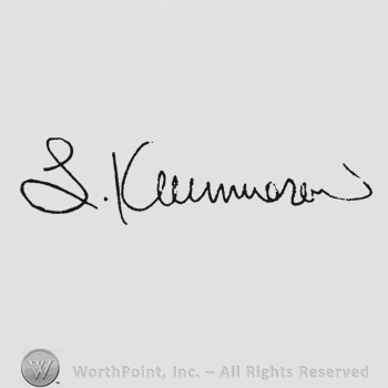 Handwriting signature L Kummerow