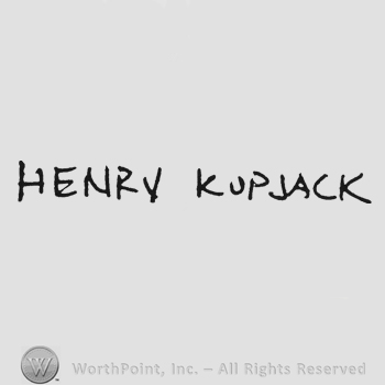 Capital handwriting Henry Kupjack