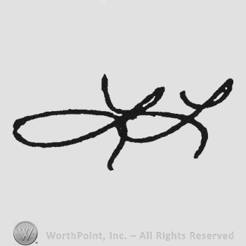 Handwriting initials LR