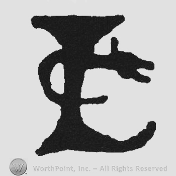 Stylish monogram of letters LC