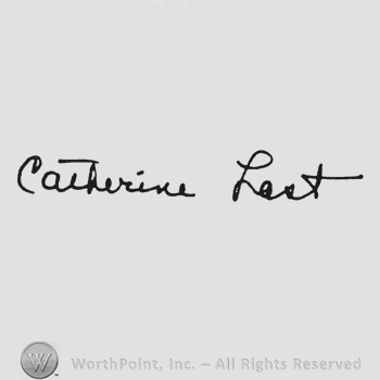 Handwriting Catherine Last
