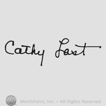 Handwriting Cathy Last