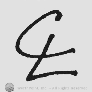 Monogram of letters CL
