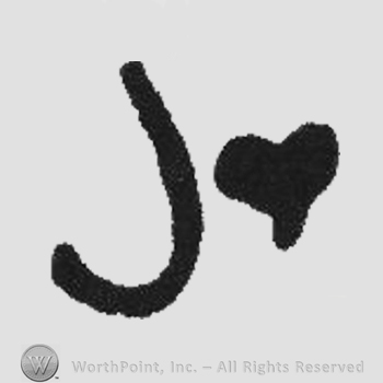 Capital letter J heart
