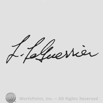 Handwriting signature L Le Guerrier
