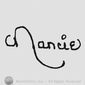 Stylish writing L Nancie