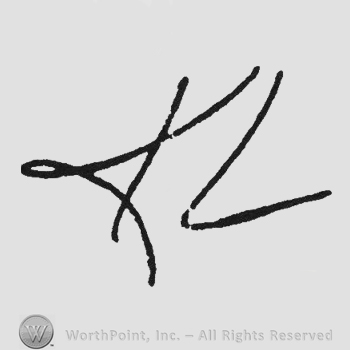 Handwriting initials KL