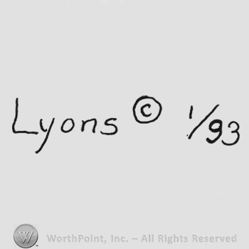 Handwriting Lyons copyright 1/93
