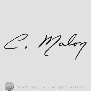 Handwriting signature C Malon