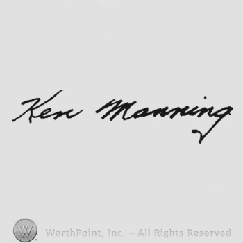 Handwriting Ken Manning