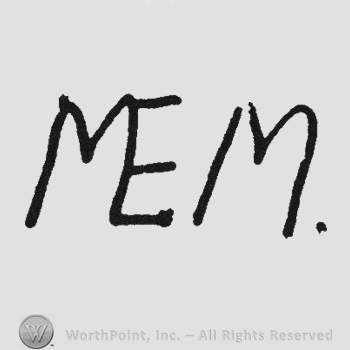 Initials MEM