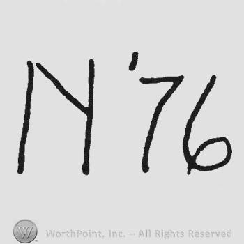 Capital letter N '76