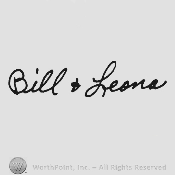 Handwriting Bill & Leona