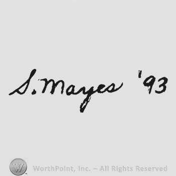 Handwriting S Mayes '93