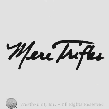 Bold handwriting Mere Trifles