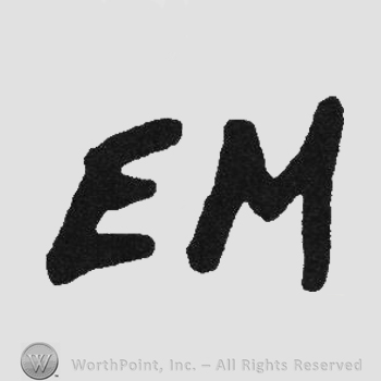 Bold initials EM