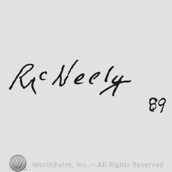 Handwriting PMcNeely '89 under