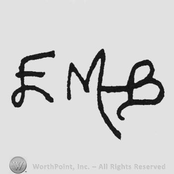 Handwriting initials EMB