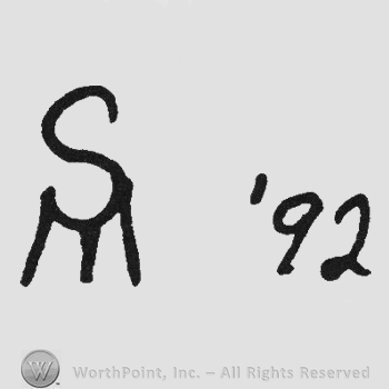 Monogram of letters SM '92