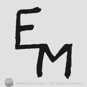 Bold initials E above M