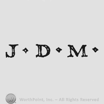 Bold initials JDM diamonds between
