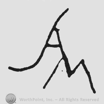 Monogram of letters JAM