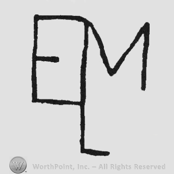 Monogram of letters ELM