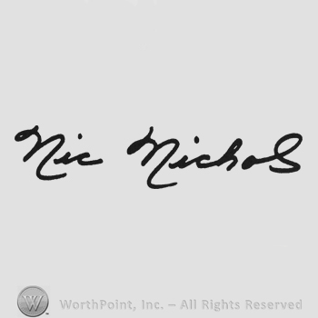 Bold handwriting Nic Nichols