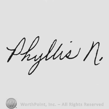 Handwriting Phyllis N.