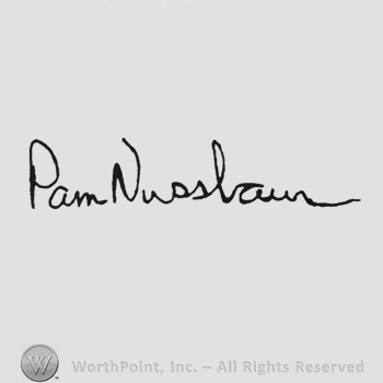 Handwriting signature Nussbaum Pam