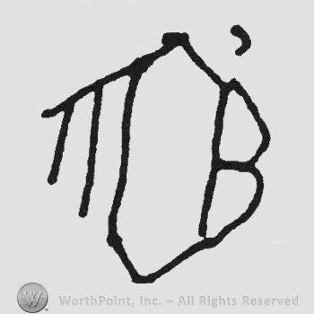 Monogram of letters MGOB