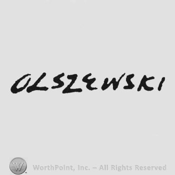 Capital handwriting Olszewski