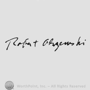 Handwriting signature Robert W. Olszewski